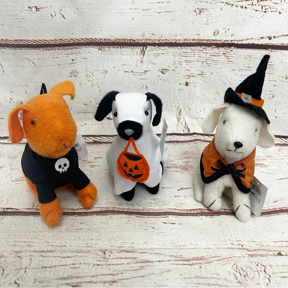 TARGET Bullseye Halloween Plush Dog Bundle